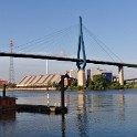 Köhlbrandbrücke (Grasbrook - Altenwerder)  Hamburg/Elbe : Bauwerke, Brücken, Deutschland, Elbe, Gewässer, Hamburg, Köhlbrand und Süderelbe, Köhlbrandbrücke