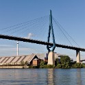 Köhlbrandbrücke (Grasbrook - Altenwerder)  Hamburg/Elbe : Bauwerke, Brücken, Deutschland, Elbe, Gewässer, Hamburg, Köhlbrand und Süderelbe, Köhlbrandbrücke