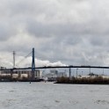 Köhlbrandbrücke (Köhlbrand)  Hamburg/Elbe : Deutschland, Elbe, Gewässer, Hamburg, Köhlbrand und Süderelbe, Köhlbrandbrücke