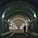 Linke restaurierte Tunnelröhre (Norderelbe)  Hamburg/Norderelbe : Alter Elbtunnel, Bauwerke, Deutschland, Elbe, Gewässer, Hamburg, Norderelbe, Tunnel