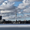 An der Außenalster  Hamburg/Alster : Alster, Außenalster, Deutschland, Gewässer, Hamburg, Winter