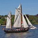 Galeasse Landrath Küster HF 231  Hamburg/Hafengeburtstag : 2016, Deutschland, Fischereiboote, Galeassen, Hafengeburtstag, Hamburg, Schiffe, Segelschiffe, Veranstaltungen