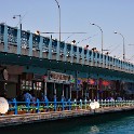 Restaurantzeile in der Galata Brücke  Istanbul/Goldenes Horn : Galata-Brücke, Goldenes Horn, Istanbul, Türkei