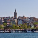 Blick auf den Galata-Turm  Istanbul/Beyoglu : Beyoglu, Galata-Turm, Istanbul, Karaköy, Stadtteile, Türkei