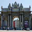 Portal des Dolmabahce Palast  Istanbul/Besiktas : Besiktas, Dolmabahce-Palast, Istanbul, Paläste, Stadtteile, Türkei