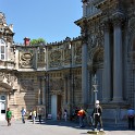 Portal des Dolmabahce Palast  Istanbul/Besiktas : Besiktas, Dolmabahce-Palast, Istanbul, Paläste, Stadtteile, Türkei