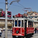 Historische Strassenbahn (İstiklal Cd.)  Istanbul/Beyoglu