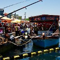 Fischbräterei an der Galata Brücke  Istanbul/Fatih : Eminönü, Fatih, Istanbul, Stadtteile, Türkei