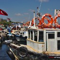 Schiffsanleger hinter dem Busbahnhof  Istanbul/Fatih : Eminönü, Fatih, Fähren und Wassertaxi, Istanbul, Stadtteile, Türkei, Verkehrsmittel