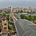 Haltestelle Halic von Metro M2 (Metro-Brücke)  Istanbul/Fatih : Goldenes Horn, Istanbul, Metro M2, Metro-Brücke, Türkei, Verkehrsmittel