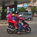 Familie auf Moped  Vietnam/La Gi